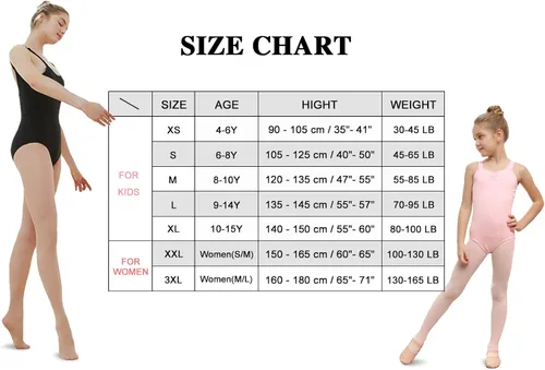 Miniatura 4 de Stelle Medias de ballet ultra suaves para mujer (niñaniño pequeñoniño grandemujer)