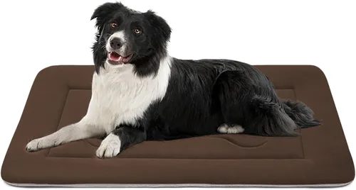 Miniatura 17 de Cama grande y acolchada de 36.0, 42.0 y 47.0 pulgadas para perro, lavable, con base antideslizante, cama para mascotas, camas para gatos, caseta