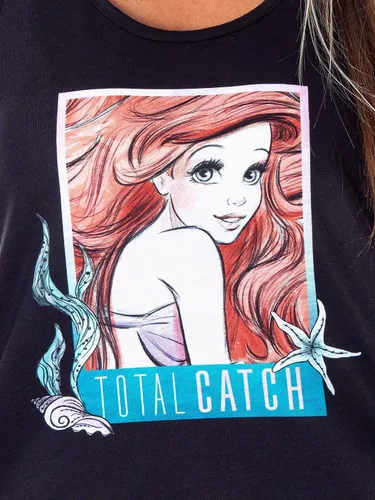 Miniatura 3 de Disney Little Mermaid Ariel Total Catch - Conjunto de pijama para mujer