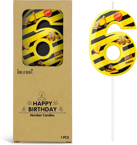 Miniatura 13 de Velas de cumpleaños de autos de carreras número 3, velas de cumpleaños a cuadros negros y blancos de 2.68 pulgadas, velas de números con temática