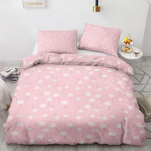 Miniatura 25 de Funda de edredón abstracta tamaño individual Juego de ropa de cama de arte colorido 2 piezas Funda de edredón con patrón de microfibra suave