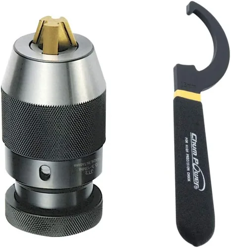 Miniatura 4 de Portabrocas sin llave especial de 1/64"-1/2" con soporte JT2 y mordazas de titanio