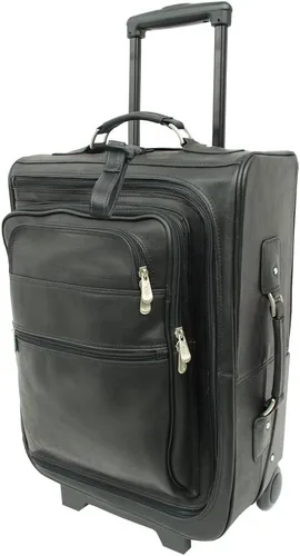 Miniatura 3 de Piel Leather Rueda multibolsillo de 19 pulgadas, Negro -, Rueda multibolsillo de 19 pulgadas