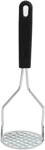 Triturador de patatas con mango antideslizante, herramienta de cocina de acero inoxidable para papas, batatas, frijoles, verduras, frutas, alimentos