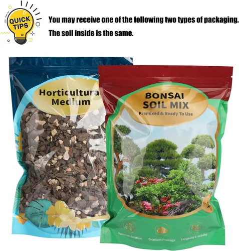 Miniatura 8 de Doter Mezcla de tierra para bonsái premium con aireación y drenaje mejorados, 1 cuarto de galón, tierra para macetas de bonsái de grado profesional