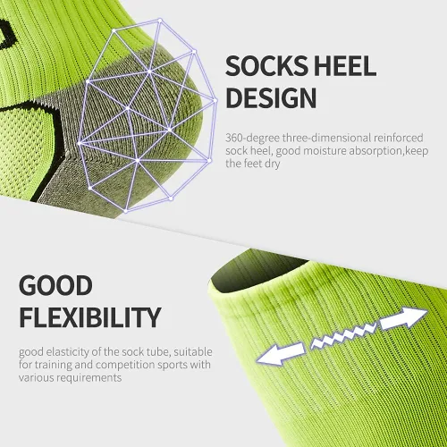 Miniatura 4 de Kids Soccer Socks 5 Pack 1 Pack Knee High Tube Socks Towel Bottom Pressure Football Socks (4-13 Years Little KidBig Kid)