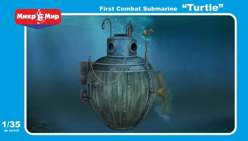 Miniatura 2 de Primer submarino de combate "Tortuga" 1/35 MICRO-MIR 35-015NUEVO