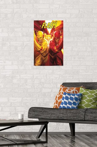 Miniatura 2 de Trends International DC Comics - The Flash and The Reverse Flash - Póster de pared de carrera, 14.725 x 22.375 pulgadas, versión premium sin marco