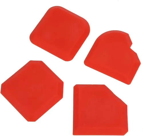Miniatura 2 de Juego de 4 cuñas para calafatear, kit de herramientas de calafateo removedor de silicona, kit de herramientas limpiadoras para cocina, baño, suelo