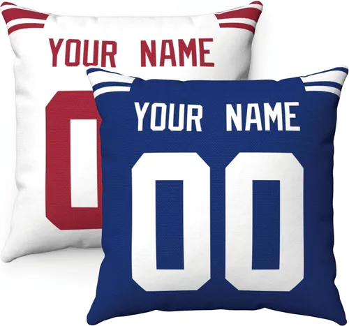 Miniatura 19 de ANTKING 2 paquetes de almohadas personalizadas con cualquier nombre y número para hombres, mujeres y niños Para Las Vegas