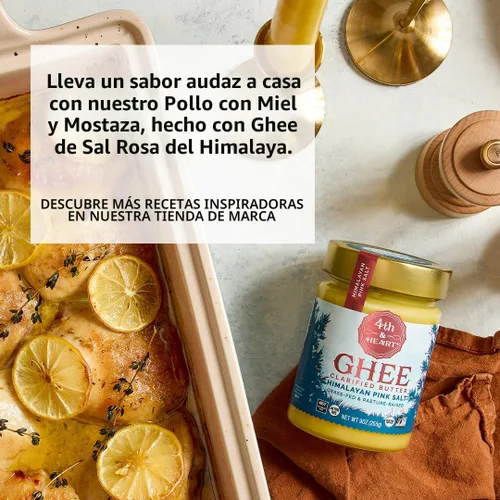 Miniatura 3 de 4th & Heart - Mantequilla con hierba de sal de Himalaya rosa, 9 onzas, criado en pastos, sin OGM, sin lactosa