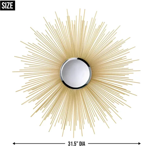 Miniatura 7 de Espejo Golden Rays 32"x32