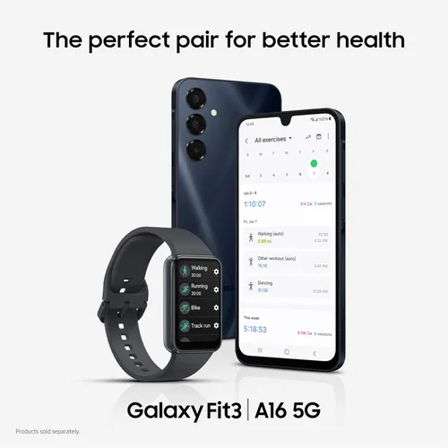 Miniatura 5 de Samsung Galaxy A16 5G Serie A, teléfono inteligente Android desbloqueado, pantalla AMOLED grande, diseño duradero, carga súper rápida, Azul Negro