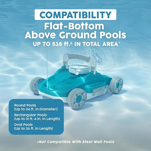 Miniatura 4 de Bestway AquaTronix G200 - Limpiador robótico automático para piscinas, robot de aspiradora inalámbrica para piscina, ideal para piscinas enterradas