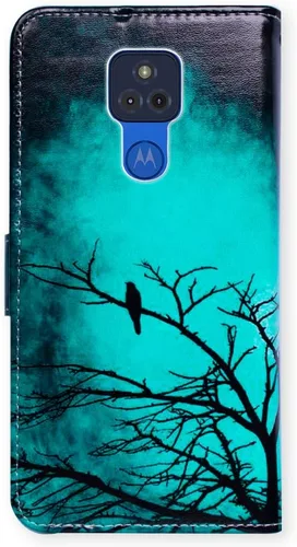 Miniatura 7 de Bcov Funda para Moto G Play 2021 [no compatible con G Play 2020], funda de piel con tapa y soporte para ranura para tarjetas y soporte para Motorola