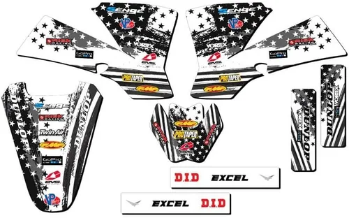 Kit de base gráfica SX 50 Merica Grey Senge 2002-2008 compatible con KTM