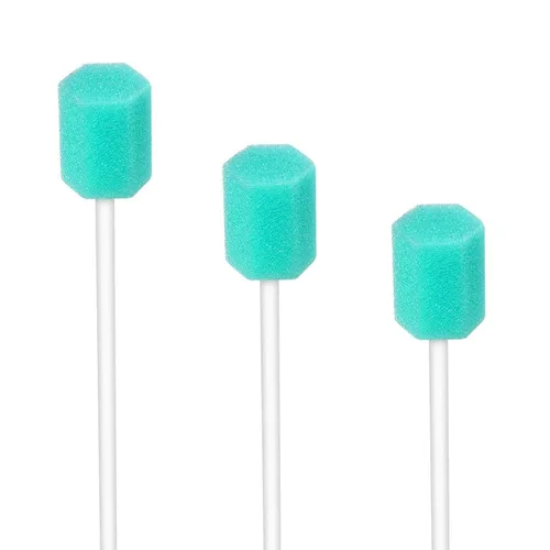 Miniatura 5 de 250 unidades de hisopos bucales desechables, sin sabor y estériles, hisopos dentales para limpieza bucal Paquete de 250 azul cielo