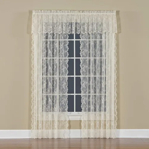 Miniatura 2 de SKL Home by Saturday Knight Ltd. - Panel de cortina Petite Fleur, marfil, 56 pulgadas x 84 pulgadas