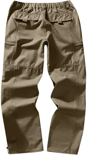 Miniatura 4 de Men's Outdoor Hiking Pants Tactical Cargo Pants Lightweight and Thick Fleece Cargo Climbing Camping Ski Trousers