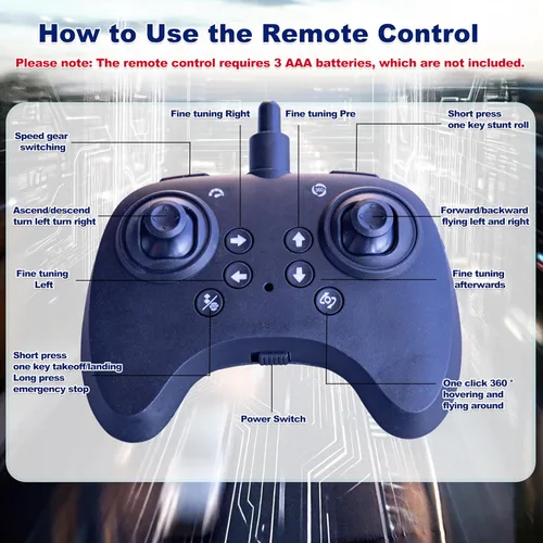 Miniatura 5 de Avión de control remoto, avión RC para adultos con luces LED de 360° Flip Fighter Jet Drone Flying Toys Fácil de volar para principiantes de 14 años