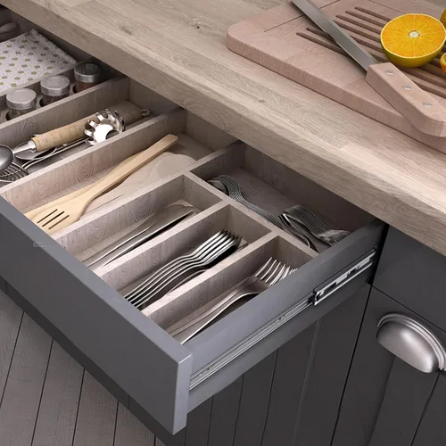 Miniatura 8 de VEVOR 6 pares de deslizadores de cajón de cierre suave de 20 pulgadas 14 16 18 20 22 24 pulgadas de montaje lateral resistentes, deslizadores