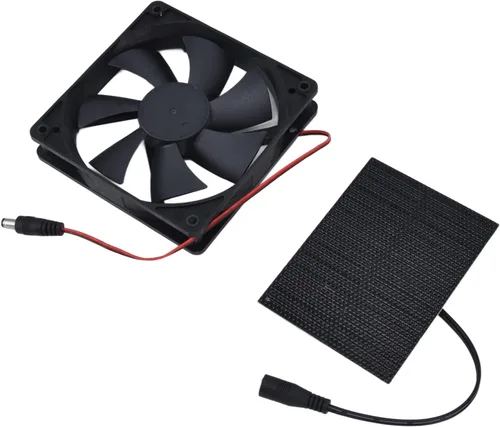 Miniatura 9 de Ventilador solar de 3W 5V para exteriores, ventilador de escape portátil para casa de pollo, invernadero, casas de mascotas