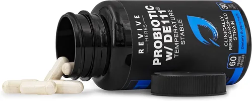 Probiótico avanzado con cepa DE111 (Bacillus subtilis). Probiótico formador de esporas. No necesita refrigeración. 11.5 mil millones de organismos.