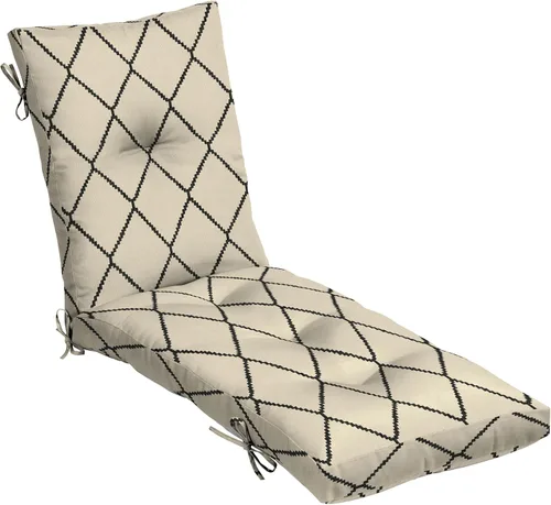 Miniatura 26 de Arden - Cojín acolchado moderno de felpa para exteriores para chaise longue, 76 x 22 pulgadas, resistente a la lluvia y a la decoloración, cojín