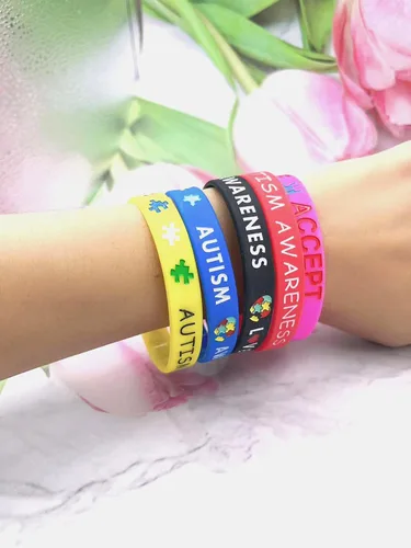 Miniatura 2 de GMXLin Pulsera de silicona con identificación de alerta médica, pulsera de emergencia de conciencia médica de goma deportiva para hombres y mujeres