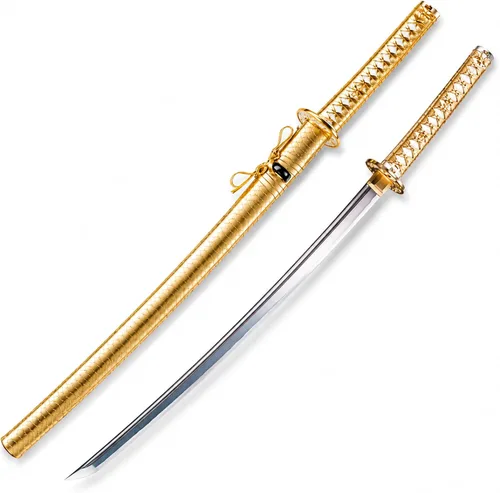 Miniatura 7 de Katana de entrenamiento, espada tradicional hecha a mano, Katanas de espiga completa de acero de resorte 9260, auténticas espadas samuráis