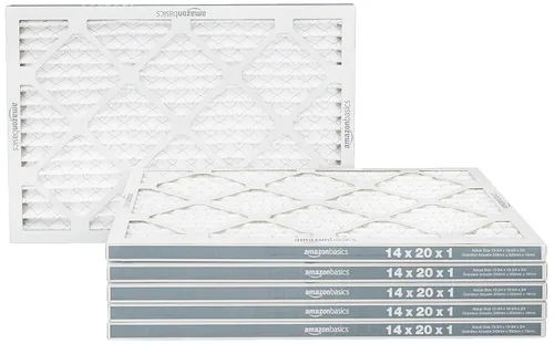 Miniatura 15 de Amazon Basics Paquete de 6 filtros de aire de 20 x 20 x 1 para horno de CA MERV 11 (tamaño real: 19.75 x 19.75 x .75 pulgadas)