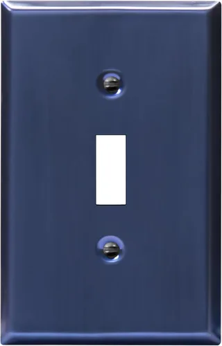 Miniatura 52 de LIDER Placa de Pared de Metal para Interruptor de Luz de Palanca, Cubierta de Interruptor de Acero Inoxidable, Resistente a la Corrosión