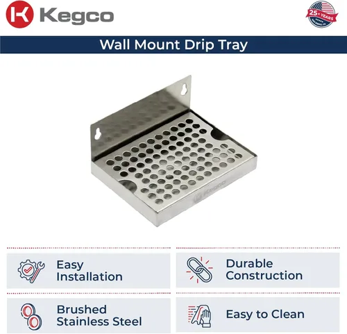 Miniatura 6 de Kegco Kit de Kegerator de cerveza de barril de montaje en puerta de grado comercial con tanque de CO2 de 5 libras MPPSCK-5T