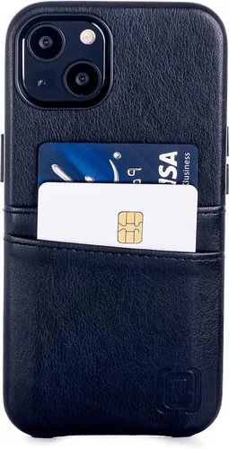 Miniatura 6 de Dockem Funda tipo cartera para iPhone 13 con placa de metal integrada para montaje magnético y 2 bolsillos para tarjetas de crédito: Exec M2, piel