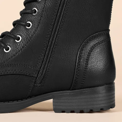 Miniatura 5 de Tienda Essentials Botas de combate con cordones para mujer