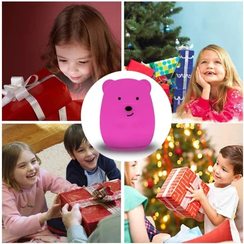 Miniatura 2 de Luz nocturna para niños, lámpara de noche para niños/adultos, luz multicolor con control remoto, resistente a la rotura, cuidado de los ojos