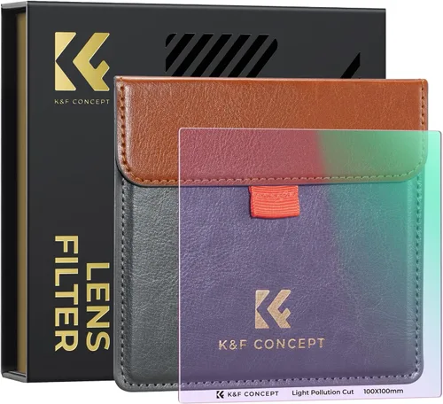 Miniatura 10 de K&F CONCEPT Filtro cuadrado ND4 (2 topes) de 3.937x3.937 in Filtro de densidad neutra impermeable con 28 recubrimientos multicapa para lente