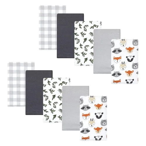 Miniatura 204 de Hudson Baby - Paños unisex de franela de algodón para bebé, bosque, talla única