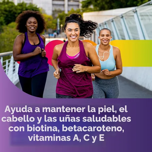 Miniatura 2 de Centrum Tableta multivitamínica para mujer, suplemento multivitamínico/multimineral con hierro, vitamina D3, vitaminas B y antioxidantes vitaminas C