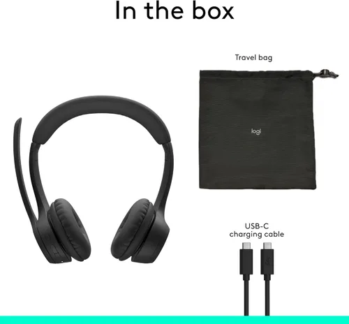 Miniatura 9 de Logitech Zone 305 - Auriculares inalámbricos Bluetooth con micrófono, Bluetooth nativo, para equipos de Microsoft, compatibles con Windows, Mac