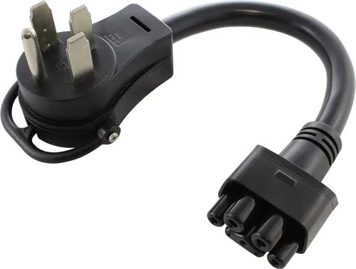 AC WORKS Adaptador de carga EV para uso Tesla (14-50P 4-Prong Gen2 Pigtail-32Amp)