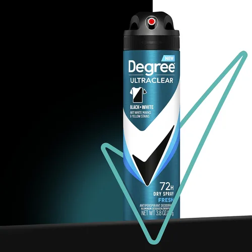 Miniatura 16 de Desodorante antitranspirante Degree Men MotionSense, spray seco, UltraClear negro + blanco, 3.8 onzas, paquete de 3