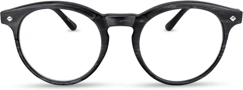 Miniatura 13 de 2SeeLife Gafas de lectura grandes y redondas TR-90 para hombres y mujeres – Ajuste mediano-grande, duraderas, bisagras de resorte, lectores de luz