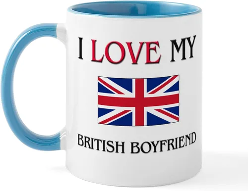 Miniatura 8 de CafePress Born American, British By Hea Taza de café de cerámica de 11 oz (11.0 fl oz)