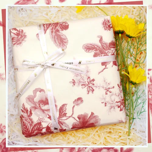 Miniatura 5 de Benvo 20 hojas de papel de seda con estampado floral 20 pulgadas x 29 pulgadas papel de decoupage decorativo papel de seda para regalos envoltura