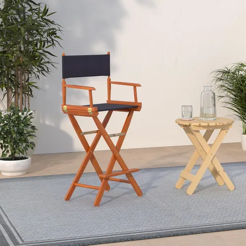 Miniatura 2 de Casual Home silla de director de 18 pulgadas, únicamente armazón, Madera, Honey Oak
