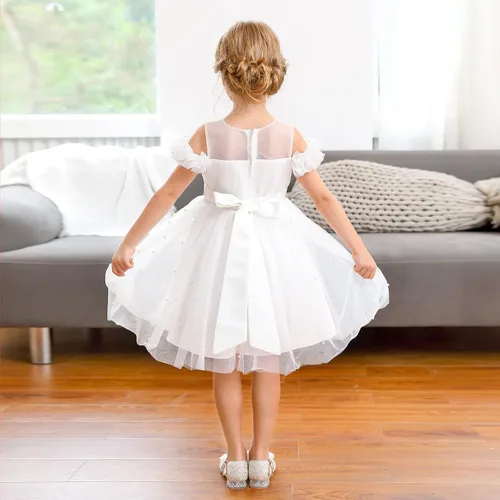 Miniatura 2 de Gripooaven Vestidos de flores para niñas de 3 a 8 años para cumpleaños, boda, fiesta, Amarillo