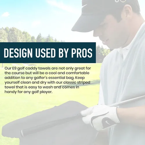 Miniatura 6 de Toalla de Golf Caddy - Toalla de Caddie Extra-Grande de 22" X 44" Utilizada por Profesionales del Tour, Algodón Suave Premium, Absorción Superior