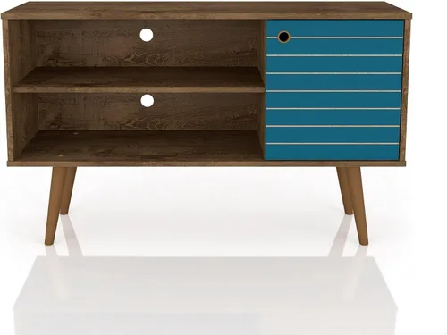 Miniatura 39 de Manhattan Comfort Liberty Soporte de TV Moderno de Mediados de Siglo para Televisores de hasta 46 Pulgadas, Centro de Entretenimiento