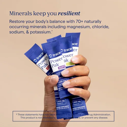 Miniatura 7 de Trace Minerals Power Pak Plus Immunity - Suplemento de apoyo de hidratación que ayuda a la resistencia - Suplemento de absorción mineral ayuda a
